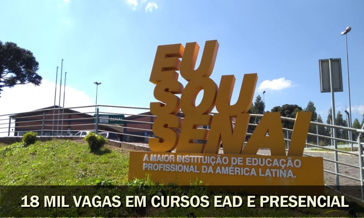 senai - vagas abertas - cursos - EAD - cursos gratuitos - qualificação profissional