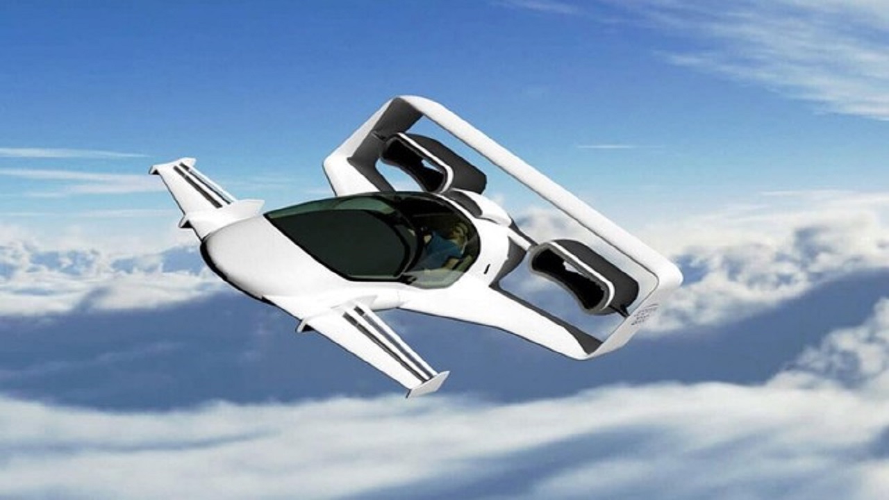 carro elétrico voador - hélices - carro voador -
