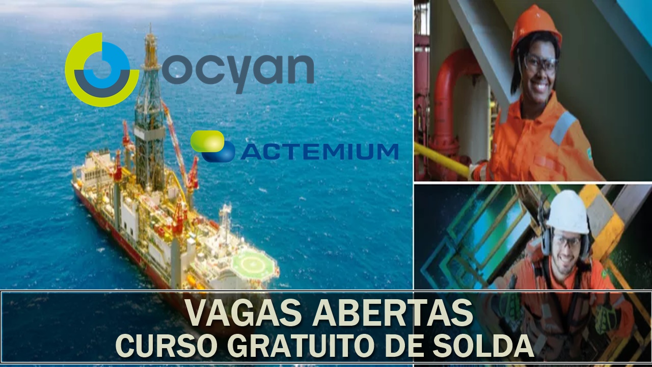 curso gratuito de solda - vagas - macaé - firjan - ocyan - actemium