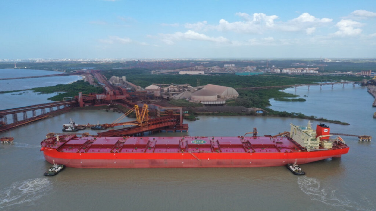 São Luís - navio mineraleiro - navio - Vale - mineradora