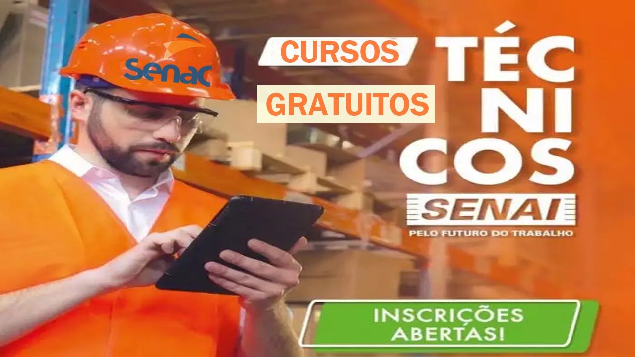 senai - senac - cursos técnicos gratuitos - cursos profissionalizantes - qualificação profissional - mg -