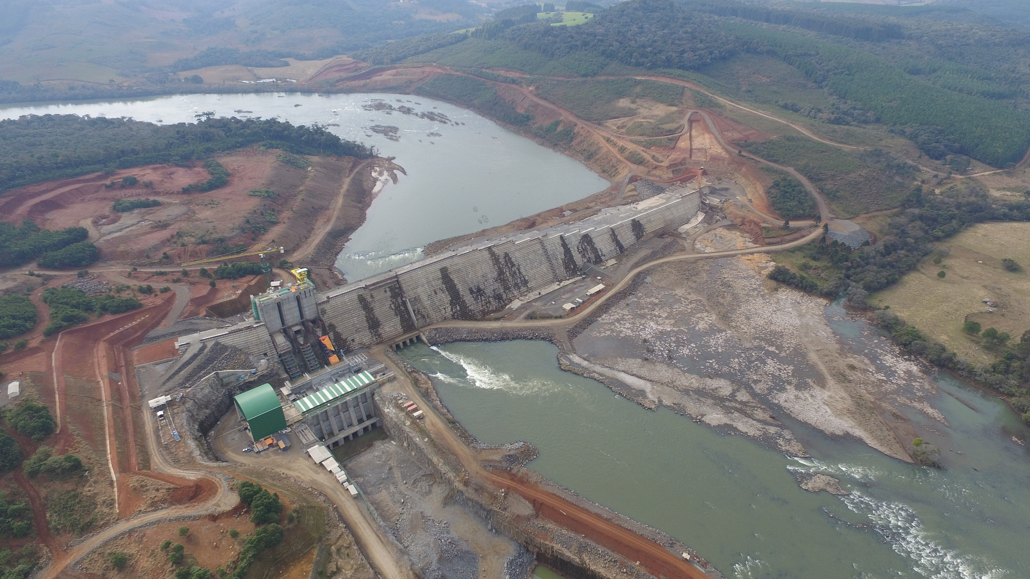 Usina – obras – Santa Catarina – energia