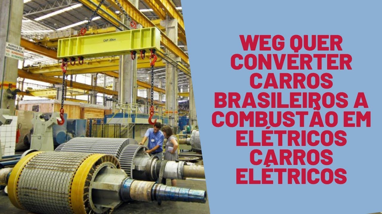 WEG - Senai - carro a combustão - veículo elétrico