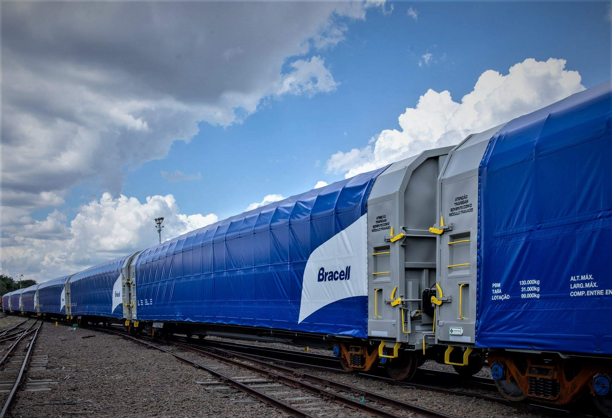 Bracell - ferrovia - construção