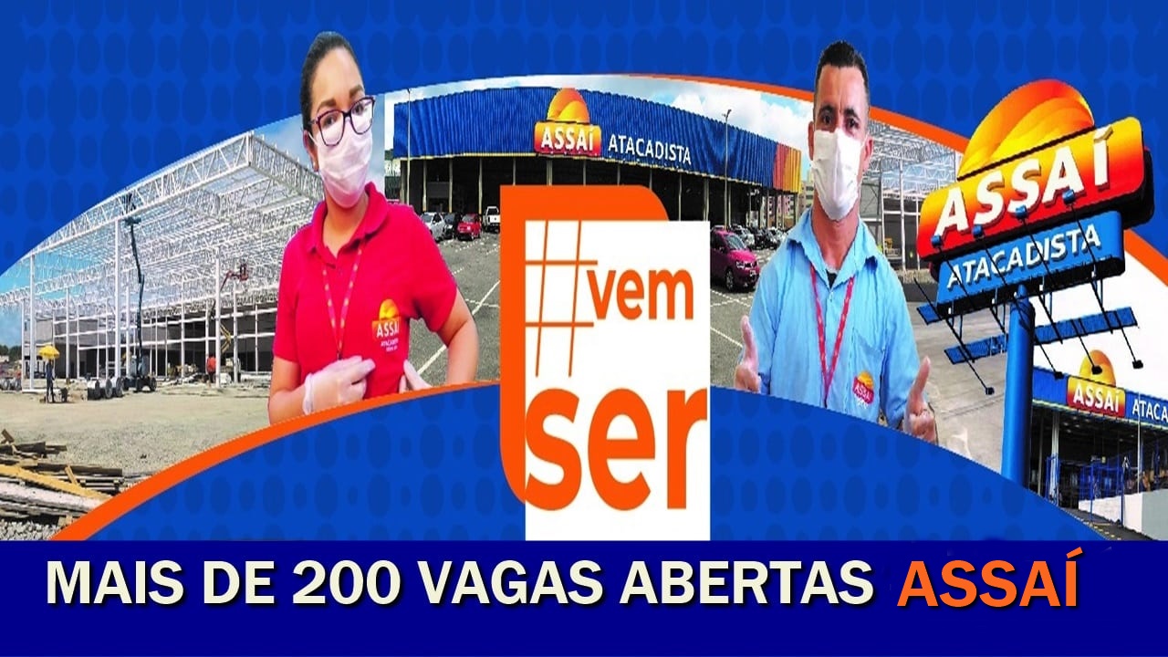 assaí - atacadista - vagas - emprego - rj - sp - ensino fundamental - ensino médio - ensino superior - técnico - sem experiência -bahia - salvador