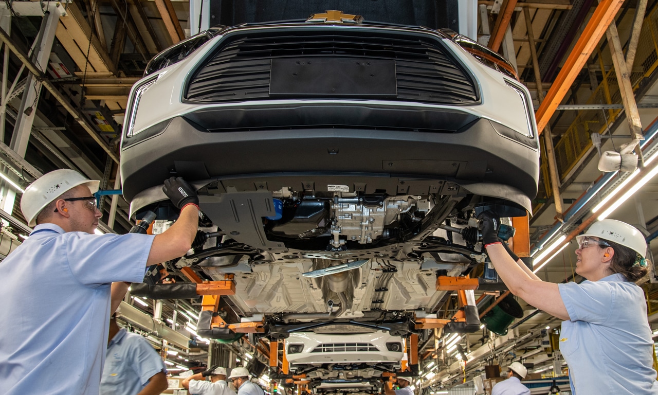 fábrica - GM - São Paulo - produção