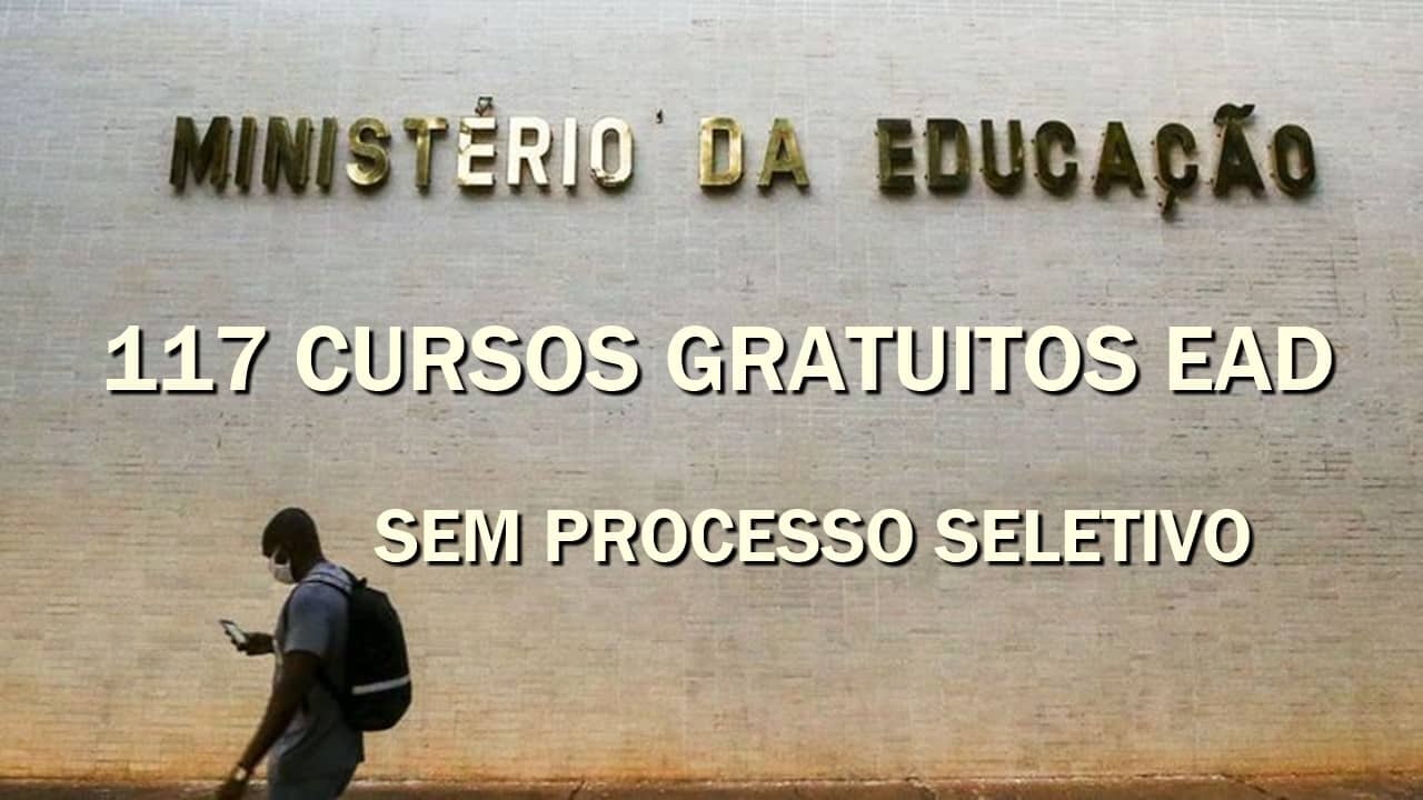 EAD - MEC - ministério da educação - cursos online - cursos gratuitos - qualificação profissional - cursos com certificados - cursos gratuitos com certificado