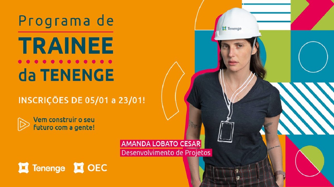 construtora OEC - tenege - vagas - trainee -