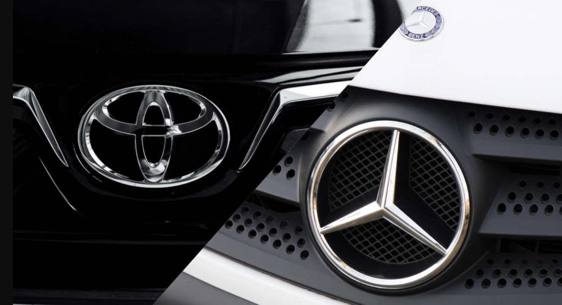 carros - toyota - mercedes - tesla