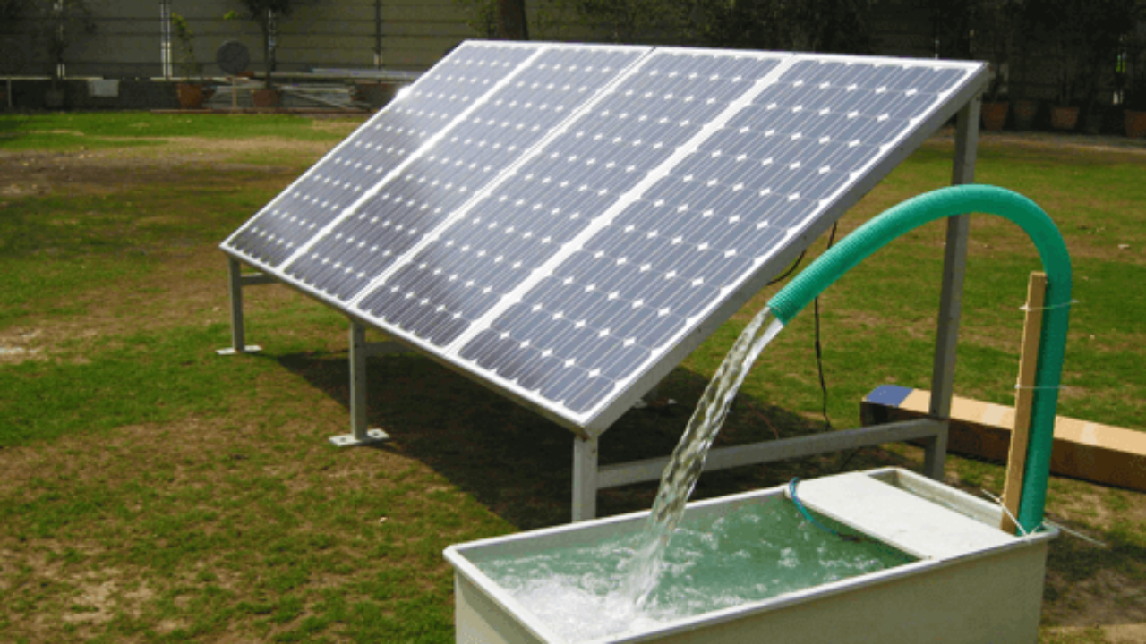 energia solar - bomba de água - energia elétrica - conta de luz