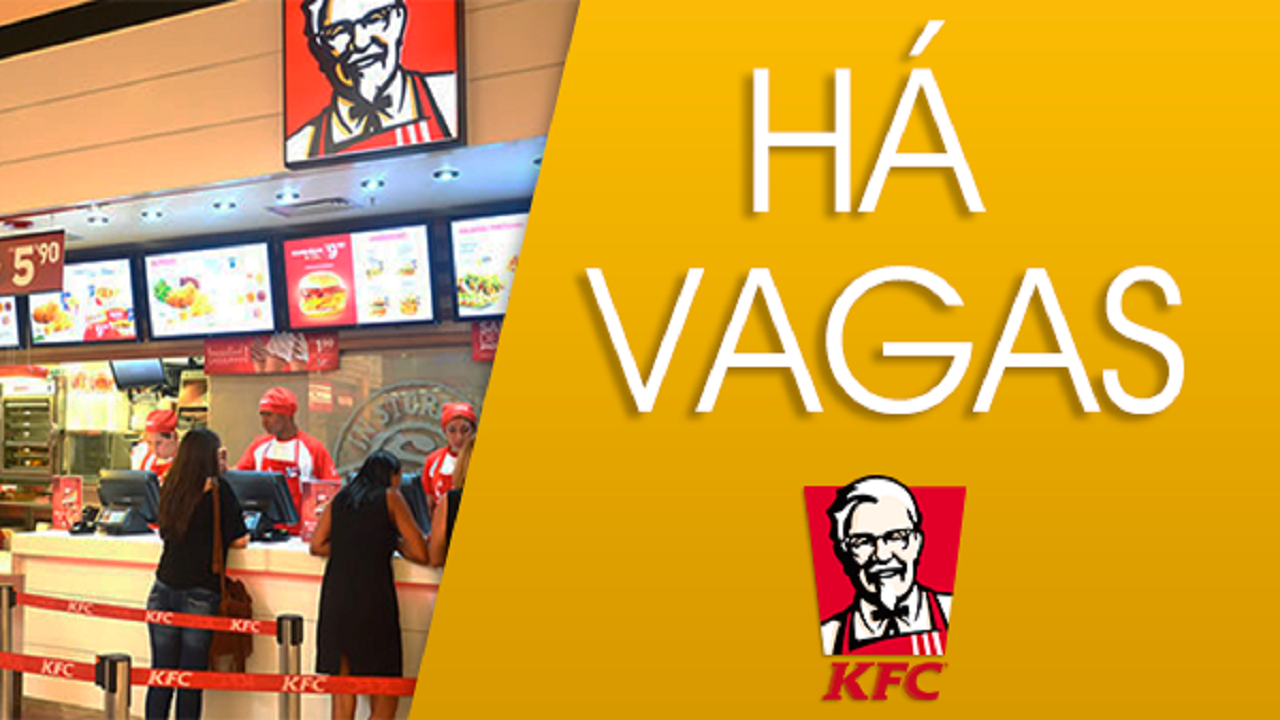 KFC - vagas - vagas de emprego - ensino médio completo - SP
