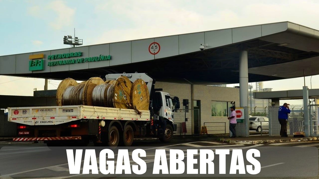 emprego - refinaria - São Paulo - técnico - ajudante - operador - ensino fundamenta; ensino médio - maior refinaria de processamento de petróleo da petrobras