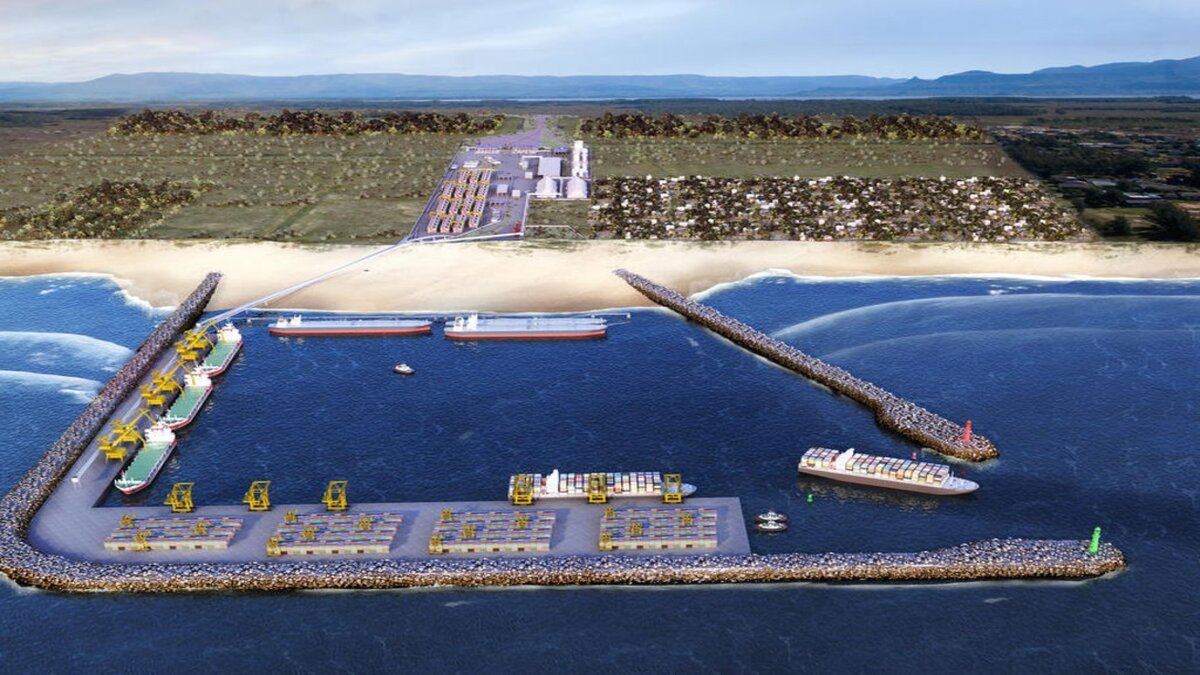 O início da chegada dos primeiros navios no Porto Meridional para operações de movimentação de cargas deve acontecer por volta do ano de 2024, segundo as projeções da DTA Engenharia, que comanda o projeto do complexo de Arroio do Sal.