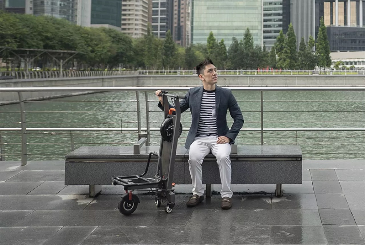 Patinete - patinete elétrico - carrinho de mão - MIMI c1 - autonomia