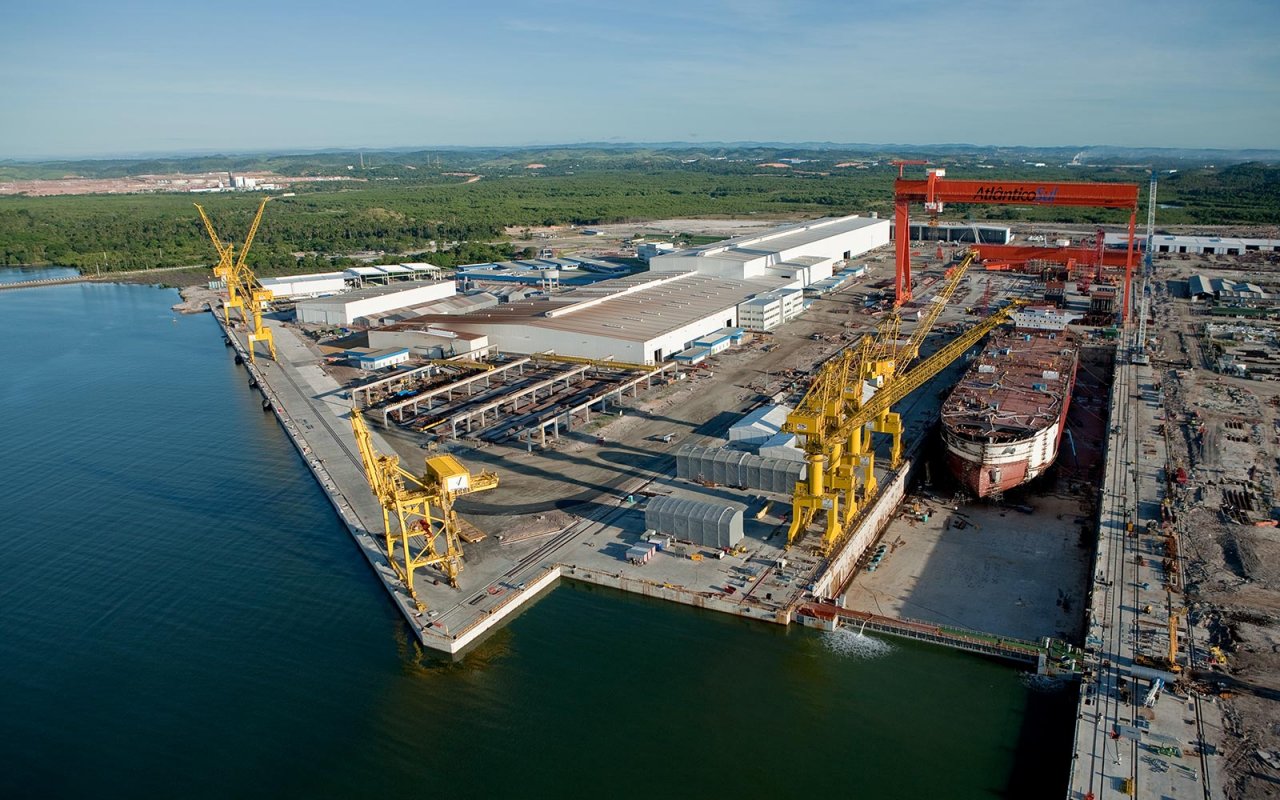 maersk, estaleiro atlântico sul, leilão, porto de suape, pernambuco