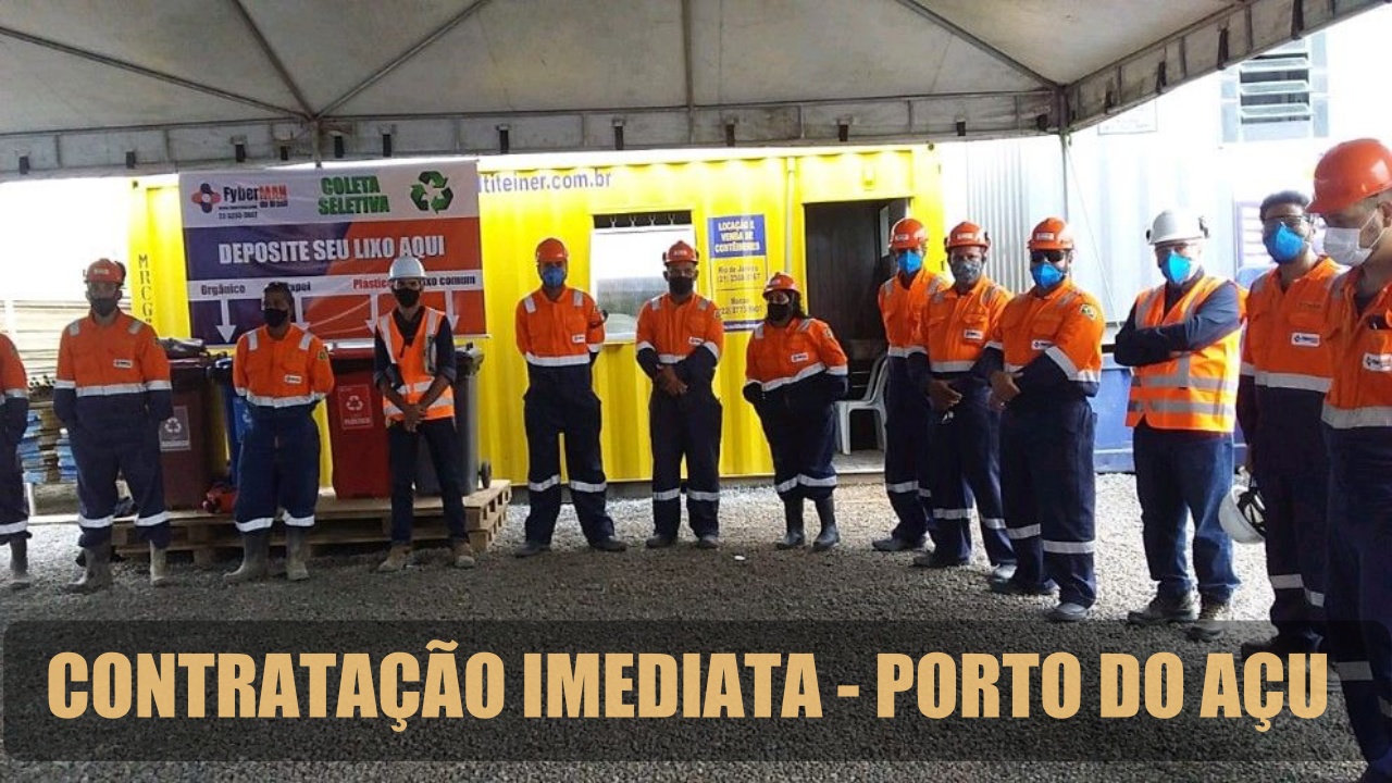 técnico - emprego - vagas - manutenção - pintor - eletricista - ajudante - ensino médio - ensino fundamental - supervisor - porto do aÇu