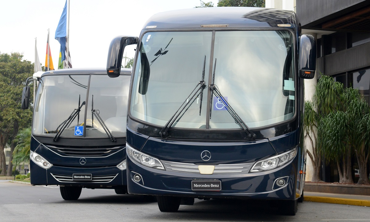 Tecnologia, mercado, ônibus