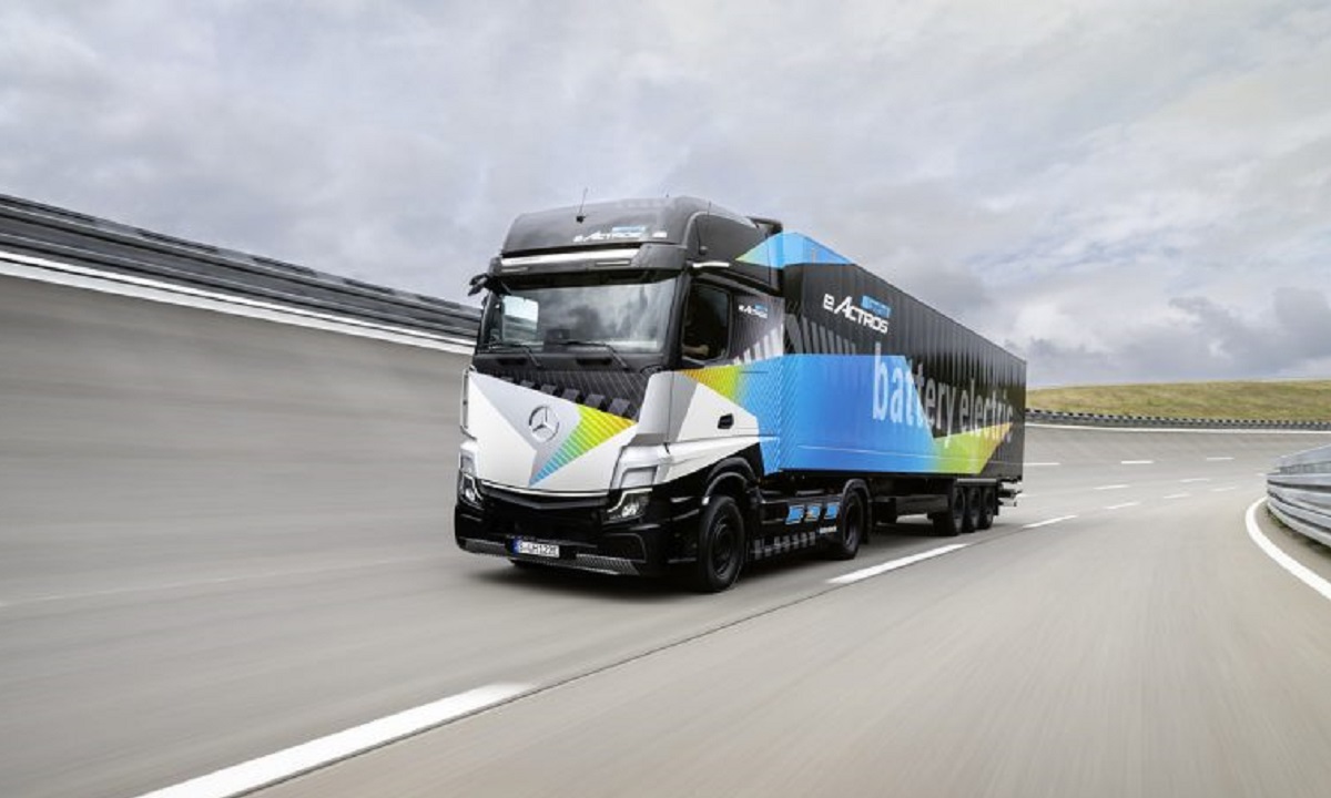 Caminhão, Mercedes-Benz, elétrico