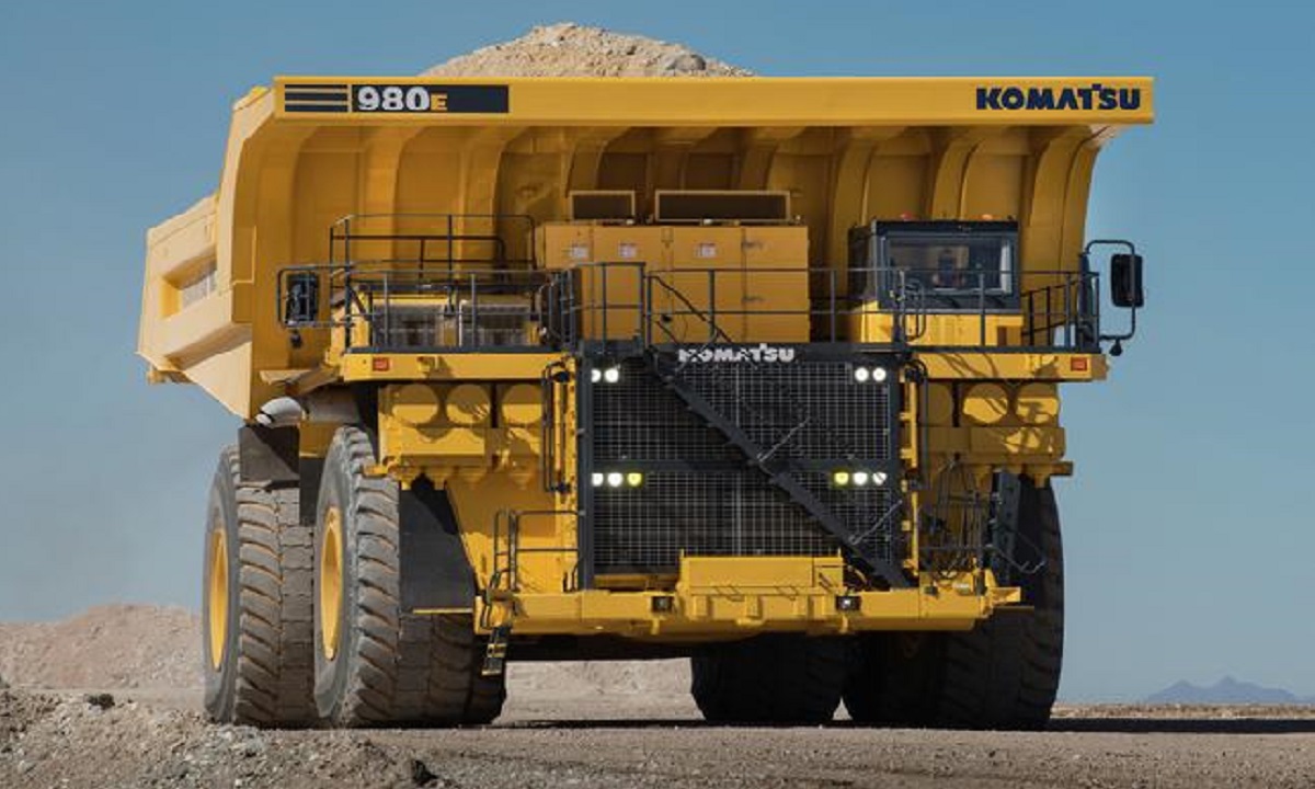 Caminhão minerador, mineração, Caminhão