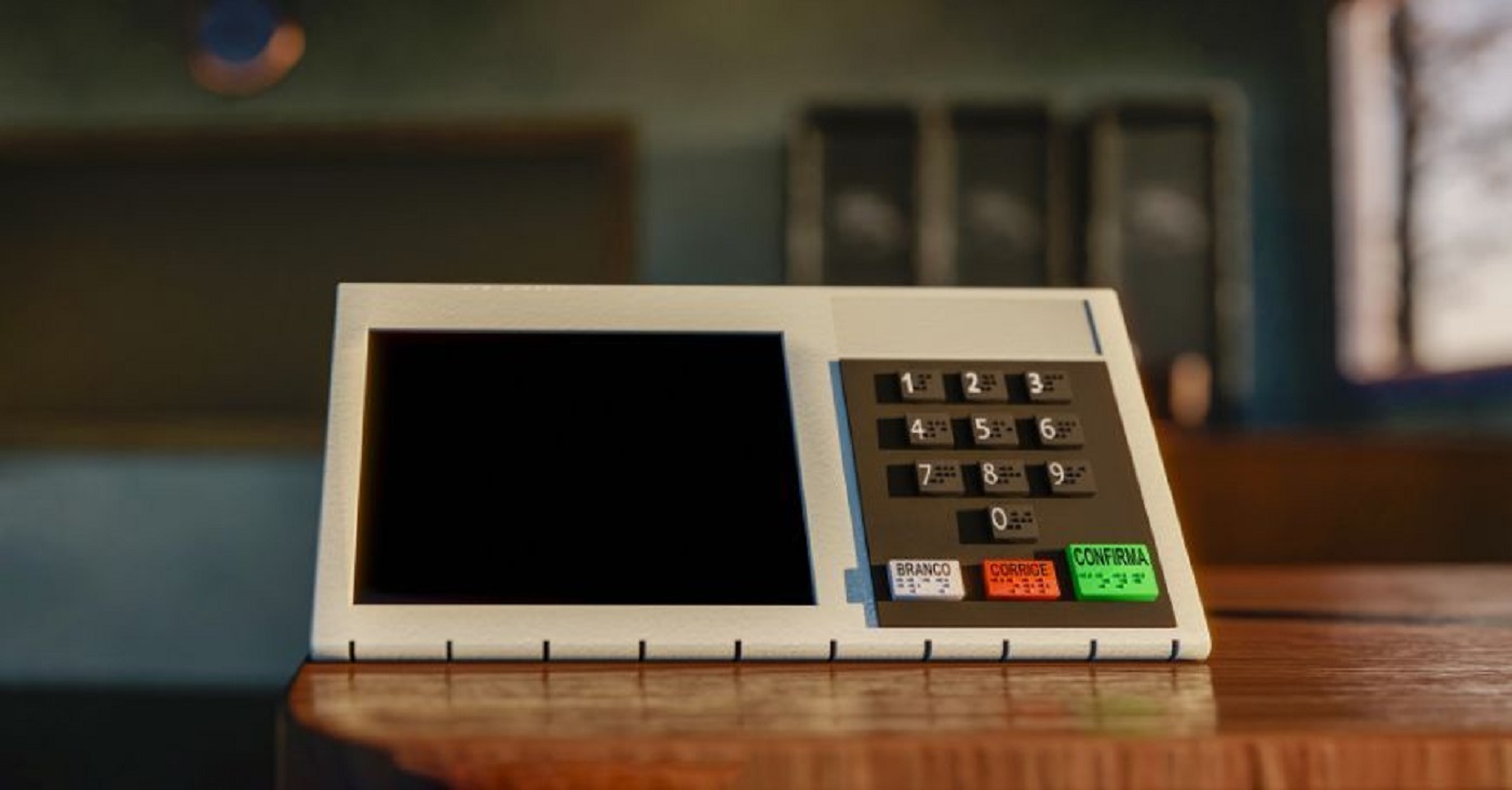 Modelo da Urna Eletrônica para as eleições de 2022 no Brasil