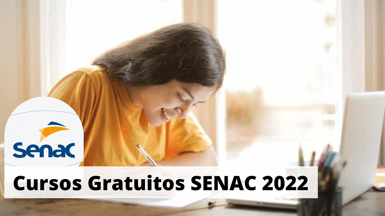 Senac abre 15 mil vagas em cursos gratuitos sem processo seletivo; há mais de 140 categorias de cursos disponíveis