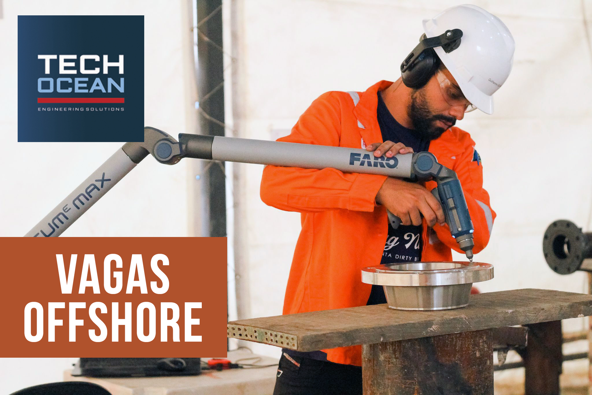 Techocean divulga 43 vagas de emprego Offshore, além de outras 10 OnShore para trabalhar na base em Macaé