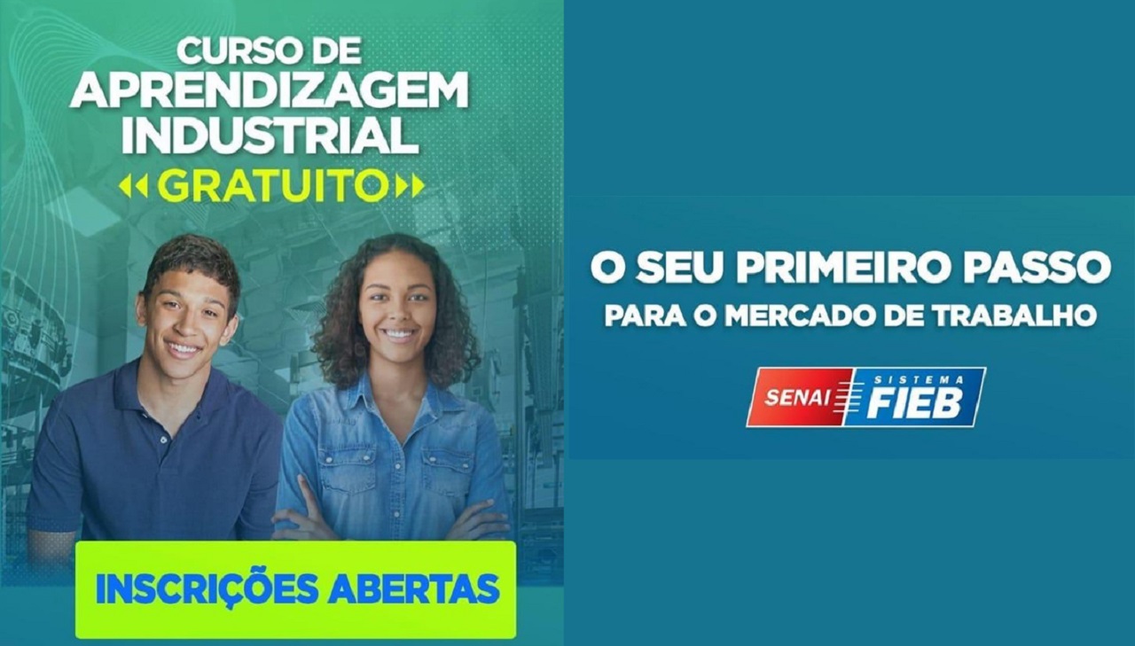 Senai Bahia abre 6520 vagas em cursos técnicos gratuitos na modalidade EAD e Semipresencial