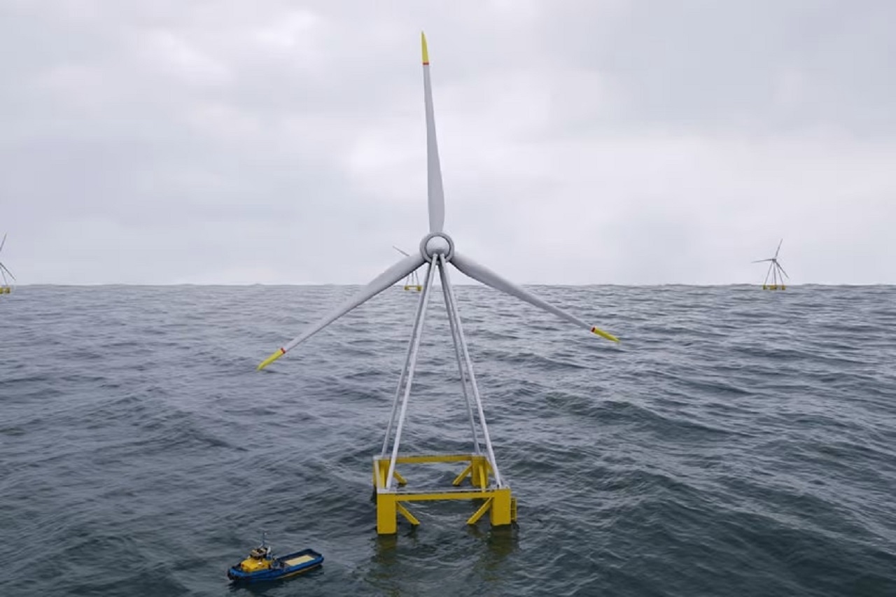 Empresa inova na produção de energia eólica offshore ao produzir modelo de turbina em formato de pirâmide