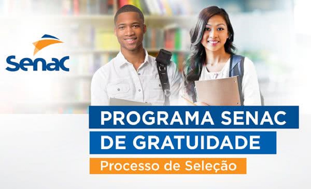 Programa de Gratuidade do SENAC abre 148 vagas em cursos gratuitos nas áreas de Tecnologia, Gastronomia, Beleza e muito mais em Pernambuco