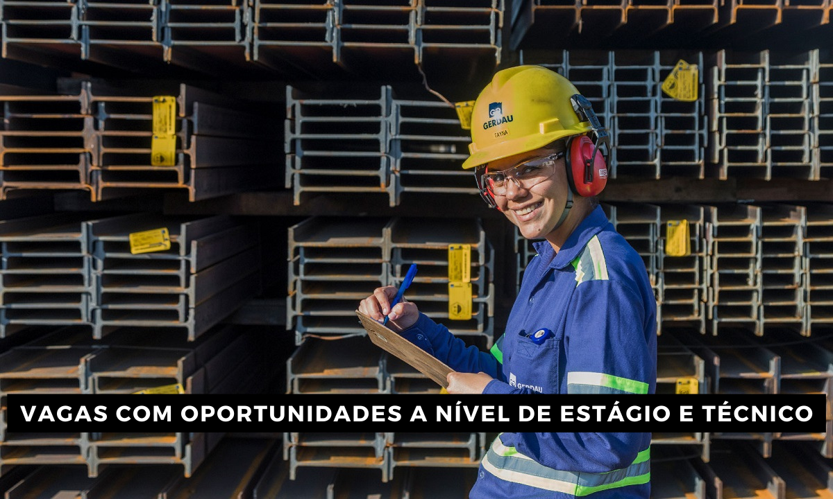 Vagas, Gerdau, Rio de Janeiro, São Paulo