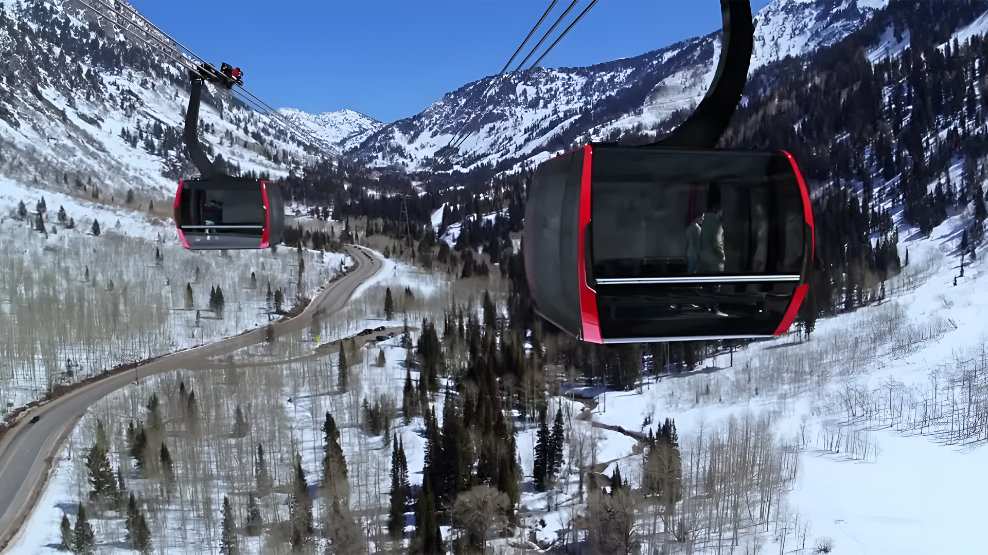Teleférico elétrico bilionário! UDOT propõe a substituir o caminho sinuoso para a estação de esqui em Salt Lake City por um  teleférico elétrico que pode levar até 1 mil pessoas por viagem