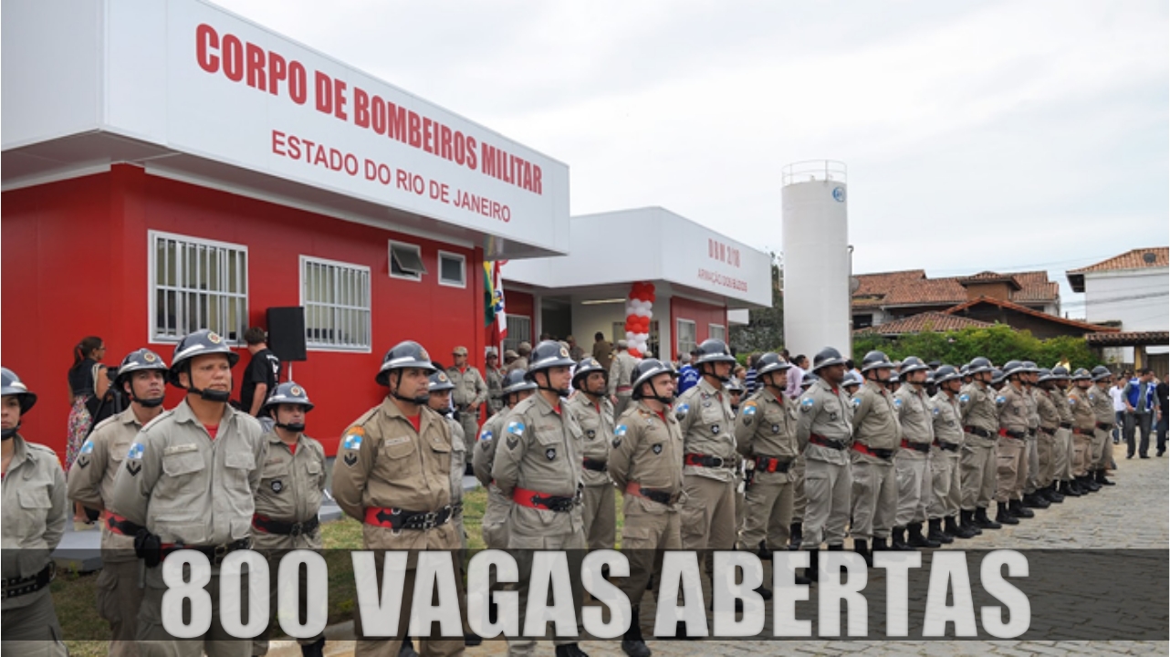 concurso - bombeiros - CBMERJ - vagas - Rio de Janeiro - técnico - ensino médio