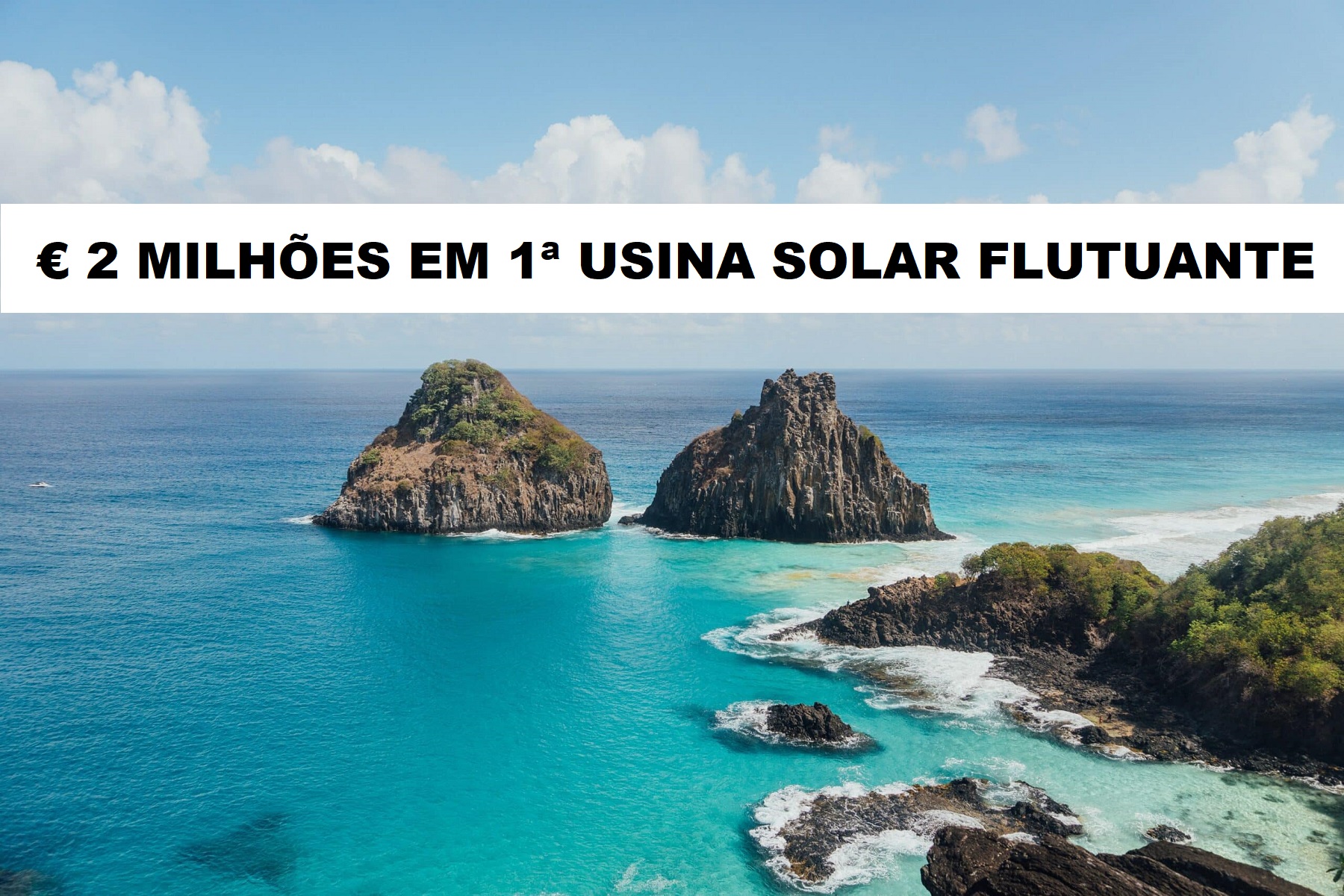 usina solar, fotovoltaica, Fernando de Noronha