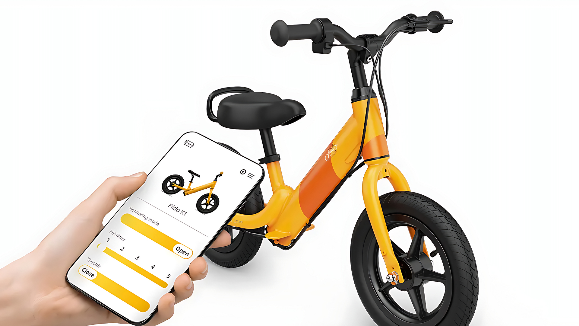 Empresa lança bicicleta elétrica infantil que vem com um recurso de controle dos pais e um modo de segurança que pode ser acionado por meio de um aplicativo para smartphone