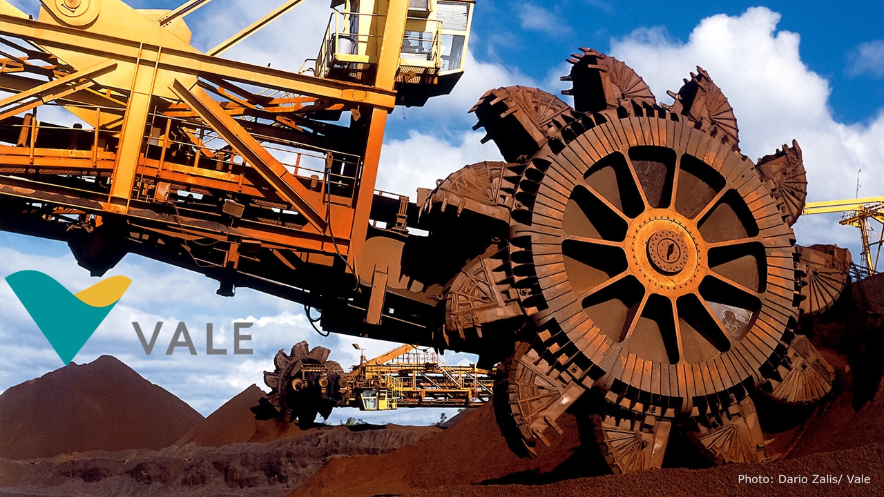 Super escavadeiras de minério da mineradora Vale no MG