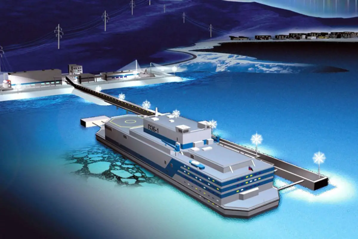 usina nuclear flutuante