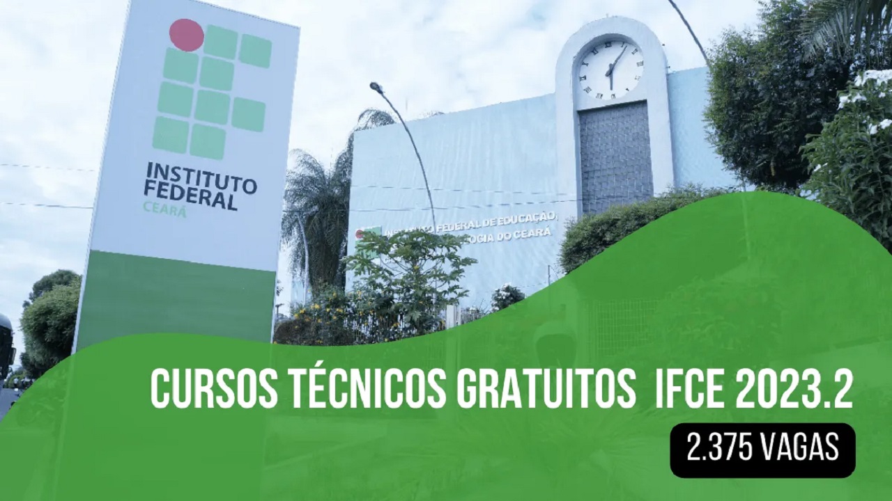 IFCE oferece mais de 2 mil vagas em cursos gratuitos incluindo Mecânica Industrial, Informática, Redes de Computadores, Eletrotécnica e muitas outras opções com certificado