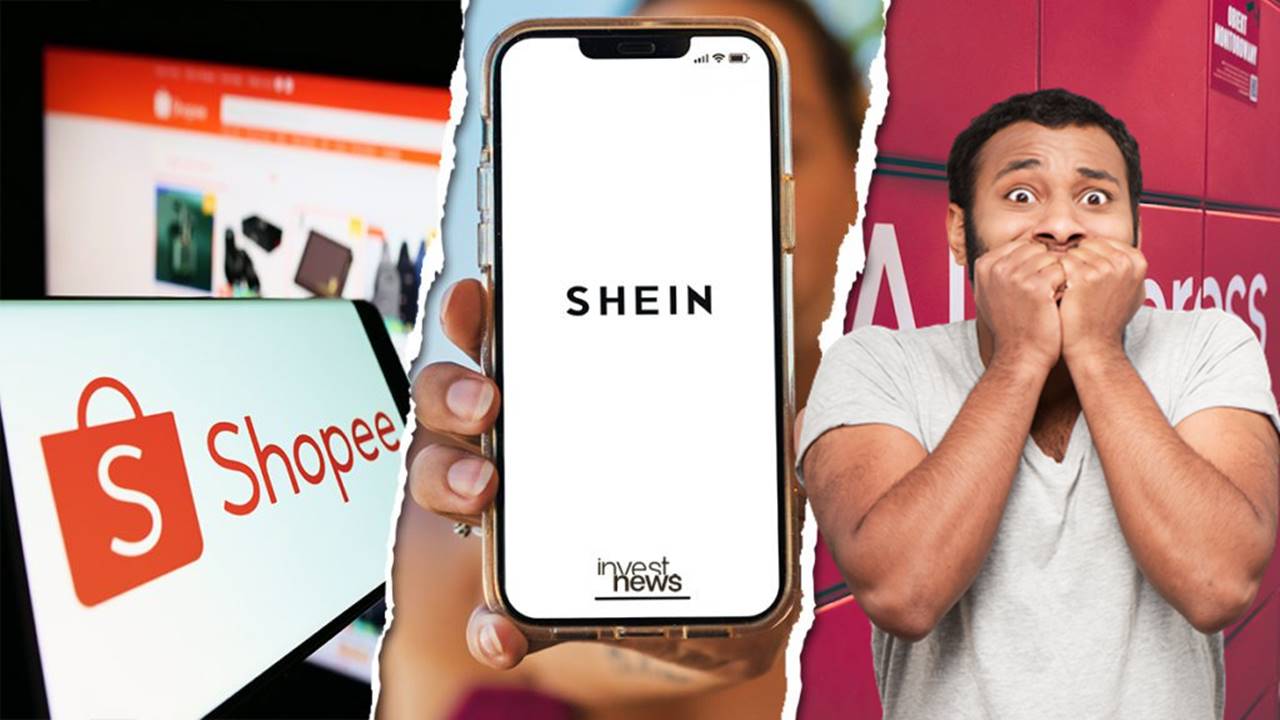 Consumidor assustado com a taxação na Shopee, Shein e Aliexpress importados
