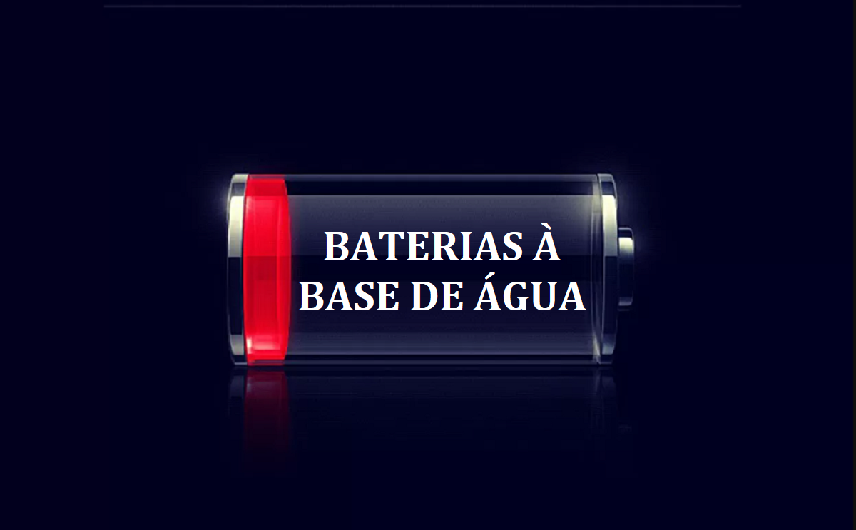 Bateria, água, energia
