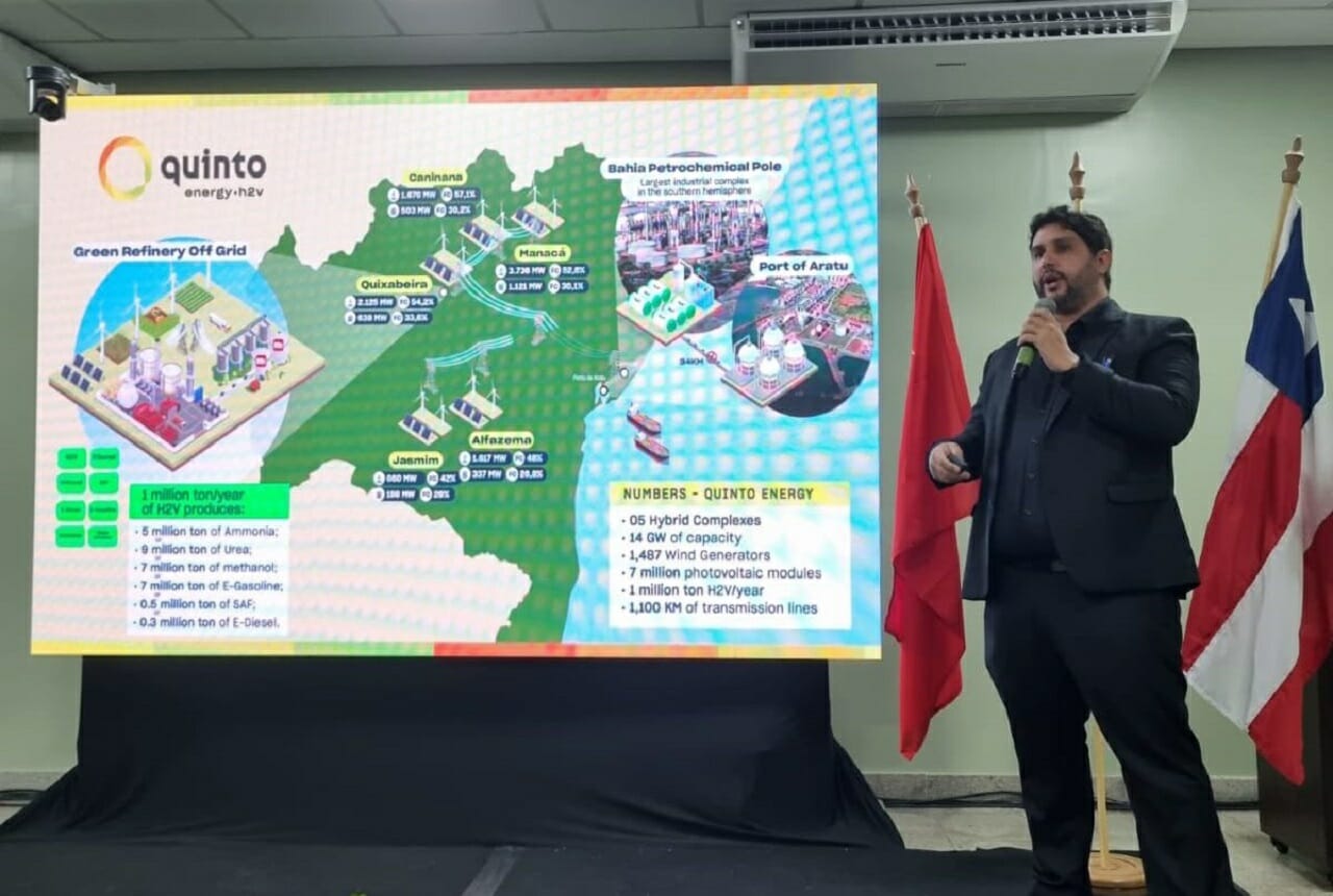 Quinto Energy combustíveis verdes na Bahia