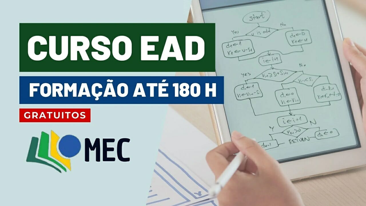 MEC abre 200 cursos gratuitos e online com certificado garantido