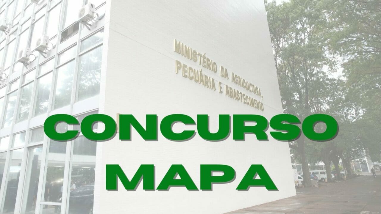 Concurso, vagas, mapa
