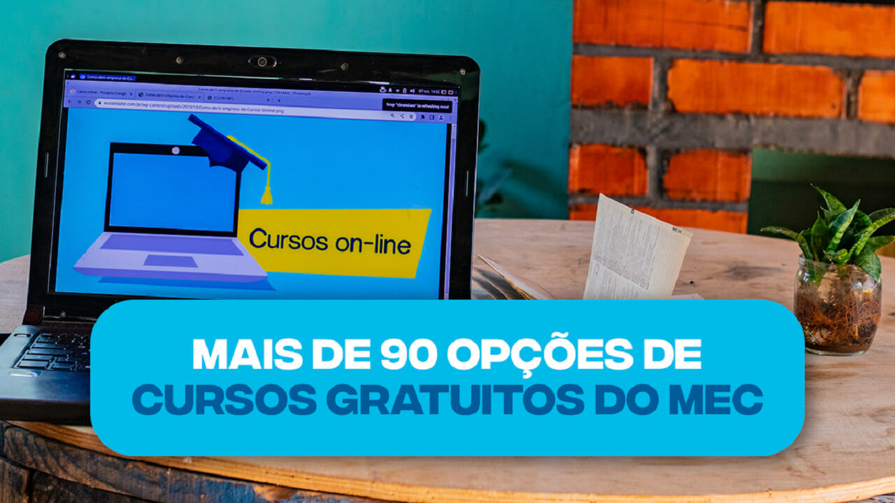 Com certificado garantido Ministério da Educação oferece 200 vagas em cursos online gratuitos 