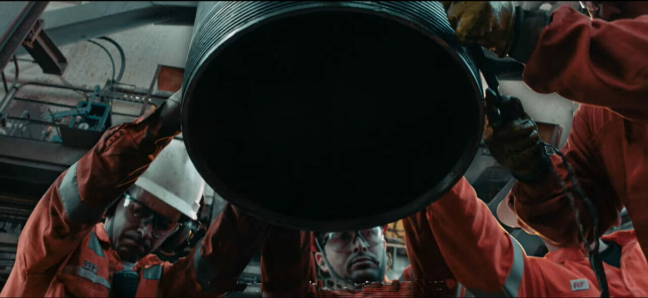 Trabalhadores offshore e onshore da empresa de óleo e gás Foresea