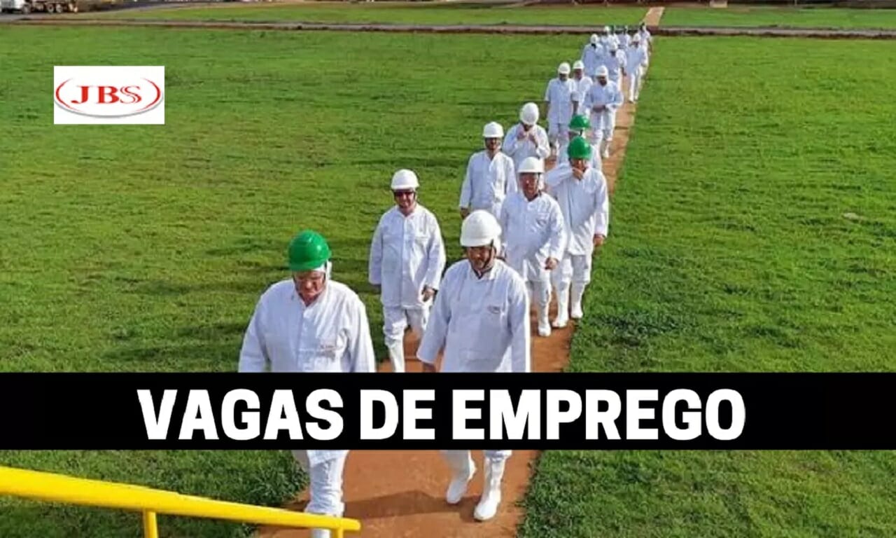 JBS está recrutando mais de 100 novos funcionários para preencher vagas de emprego em processo seletivo disponível nas regiões de SP, RJ, SC, MG e muito mais