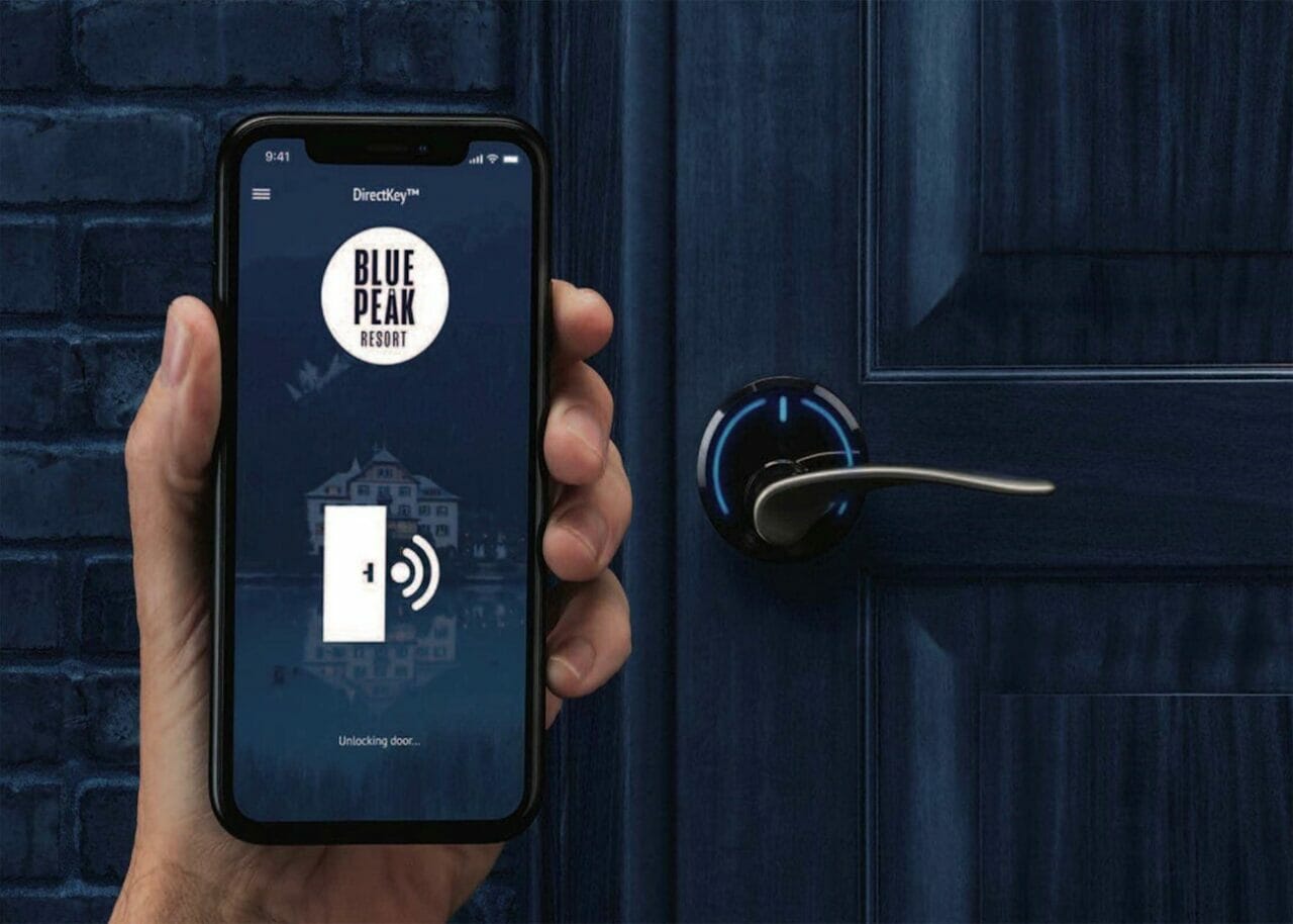 Fechadura Serene com a tecnologia DirectKey ™