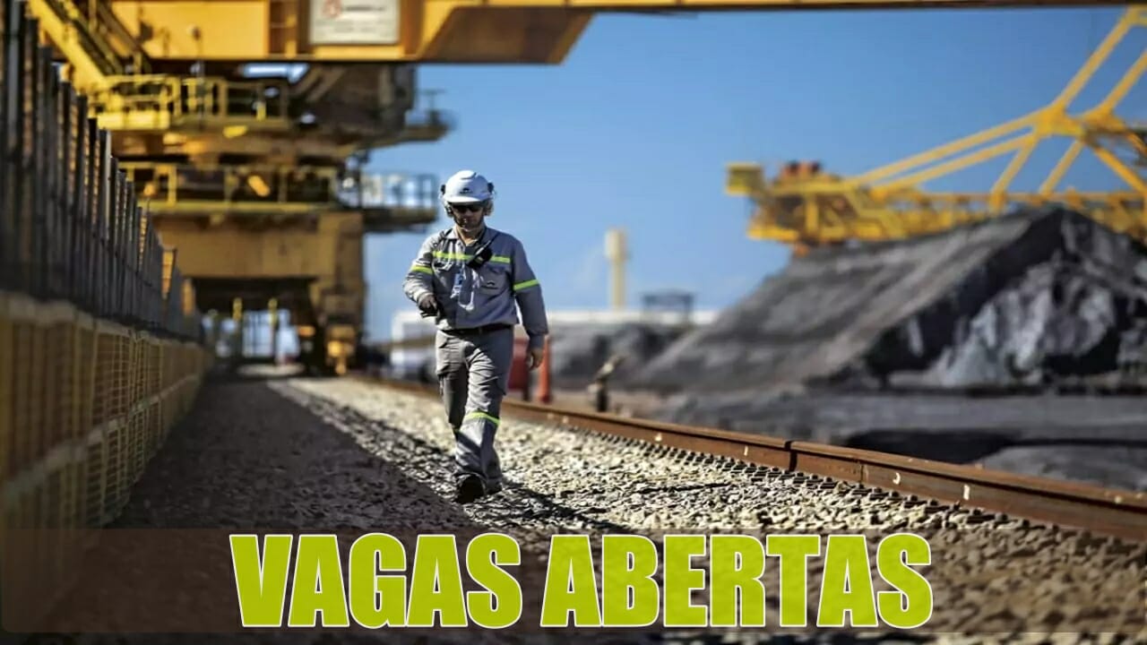 Vale - emprego - mineração - ensino fundamental - técnico - Vale - ferro