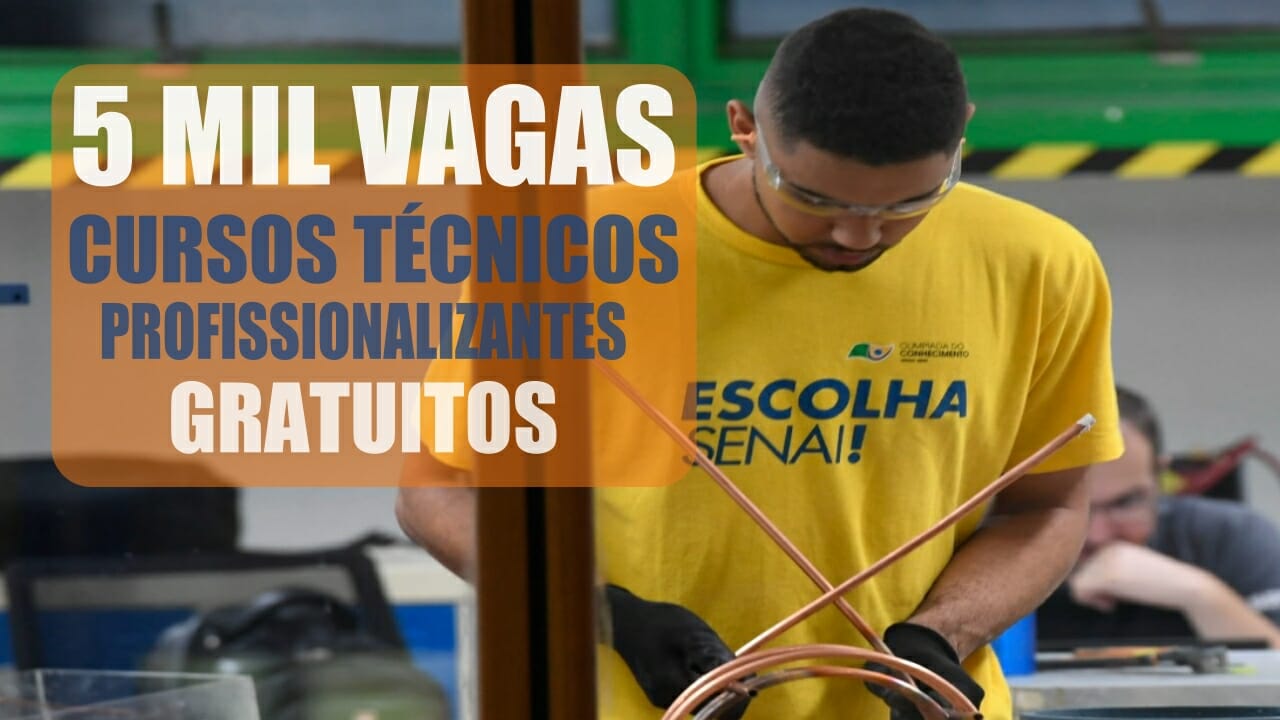 SENAI - senac - cursos gratuitos - cursos técnicos - cursos profissionalizantes - EAD -