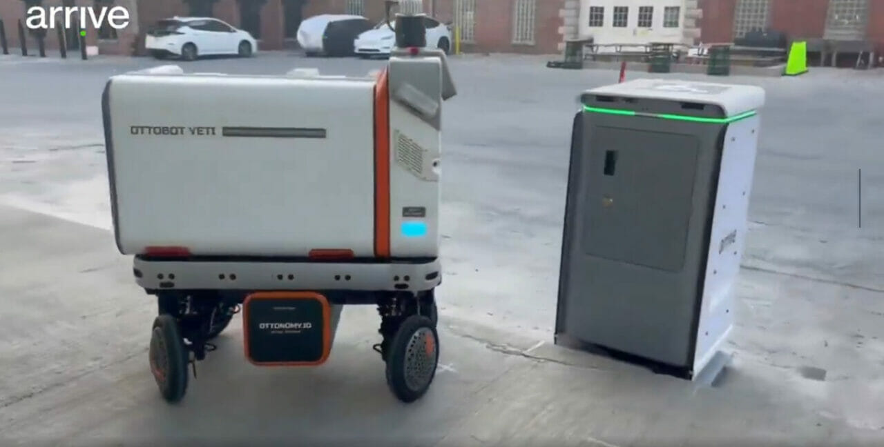 Descubra como as Redes de Entrega Autônomas estão revolucionando a logística e por que a Arrive é a pioneira neste campo com sua plataforma de Caixa de Correio como Serviço.