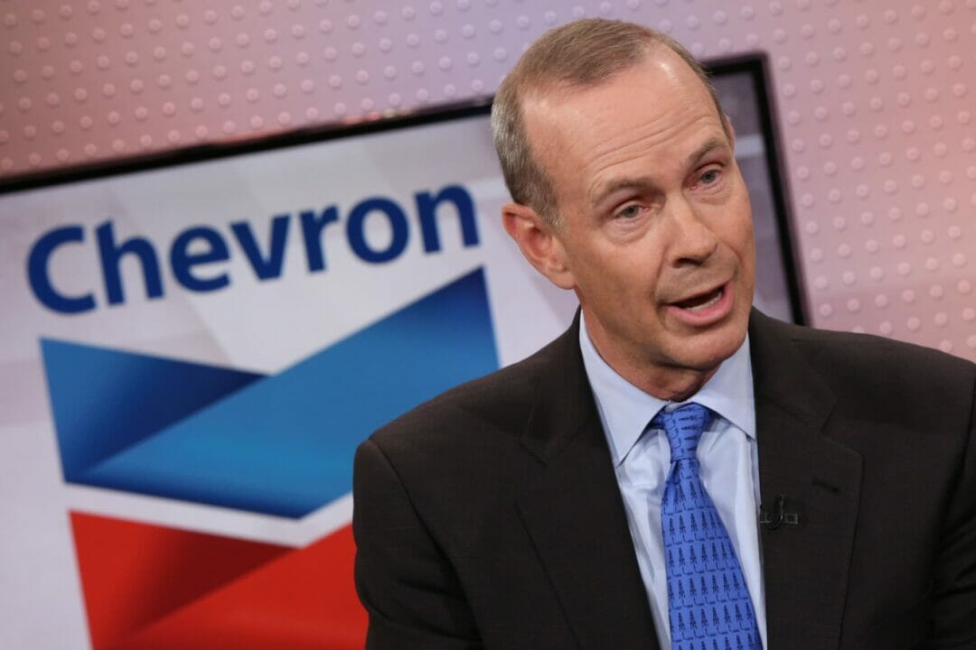 Mike Wirth, CEO da Chevron, discutindo a futura trajetória dos preços do petróleo